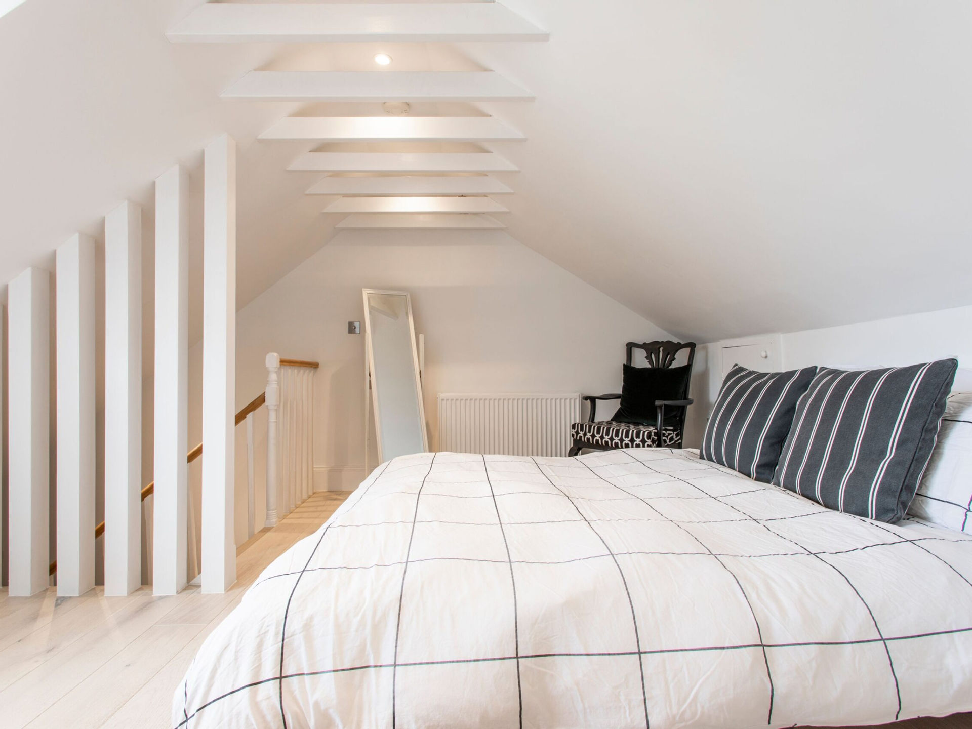 Loft conversion bedroom in Bow